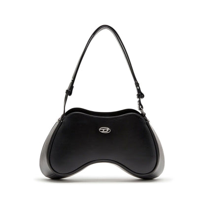 Diesel Play-Semi-gloss leather shoulder bag