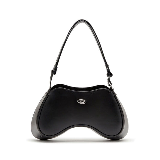 Diesel Play-Semi-gloss leather shoulder bag