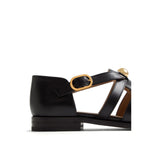 Valentino Garavani Vlogo Signature Fisherman Sandal In 20mm Calfskin