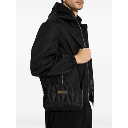 Versace shoulder bag with applied logo Shoulder