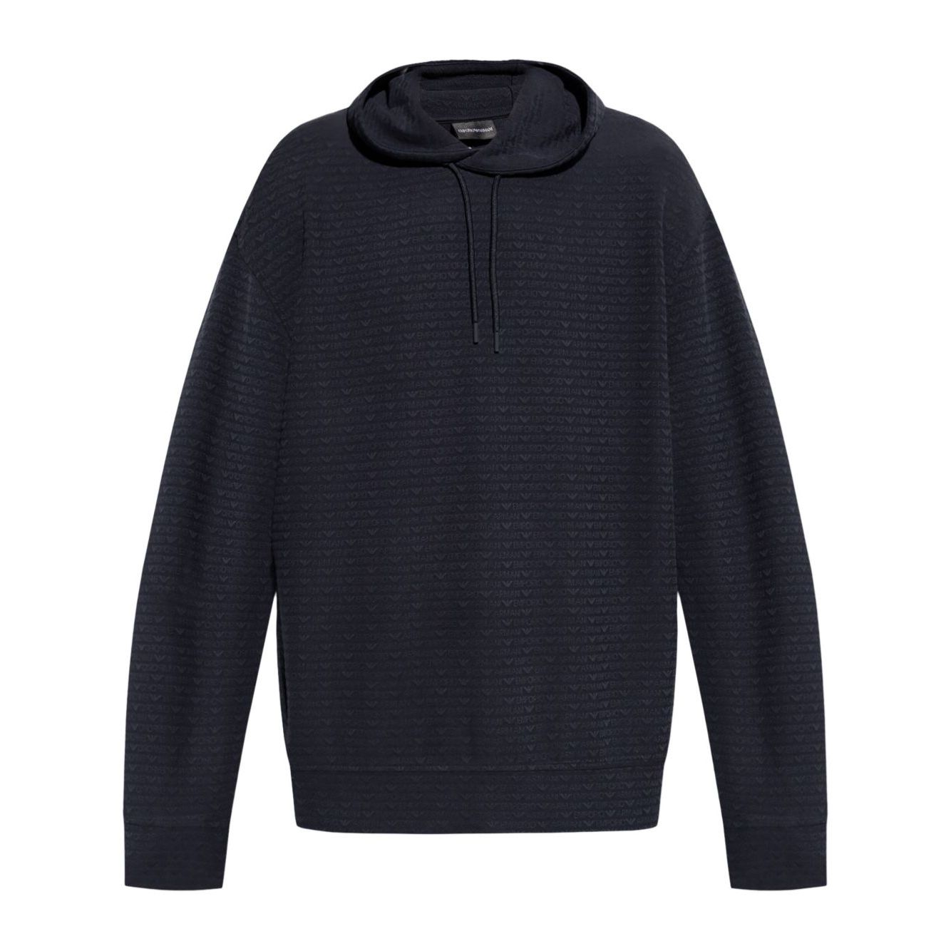 Emporio Armani All-over Logo hoodie Topwear