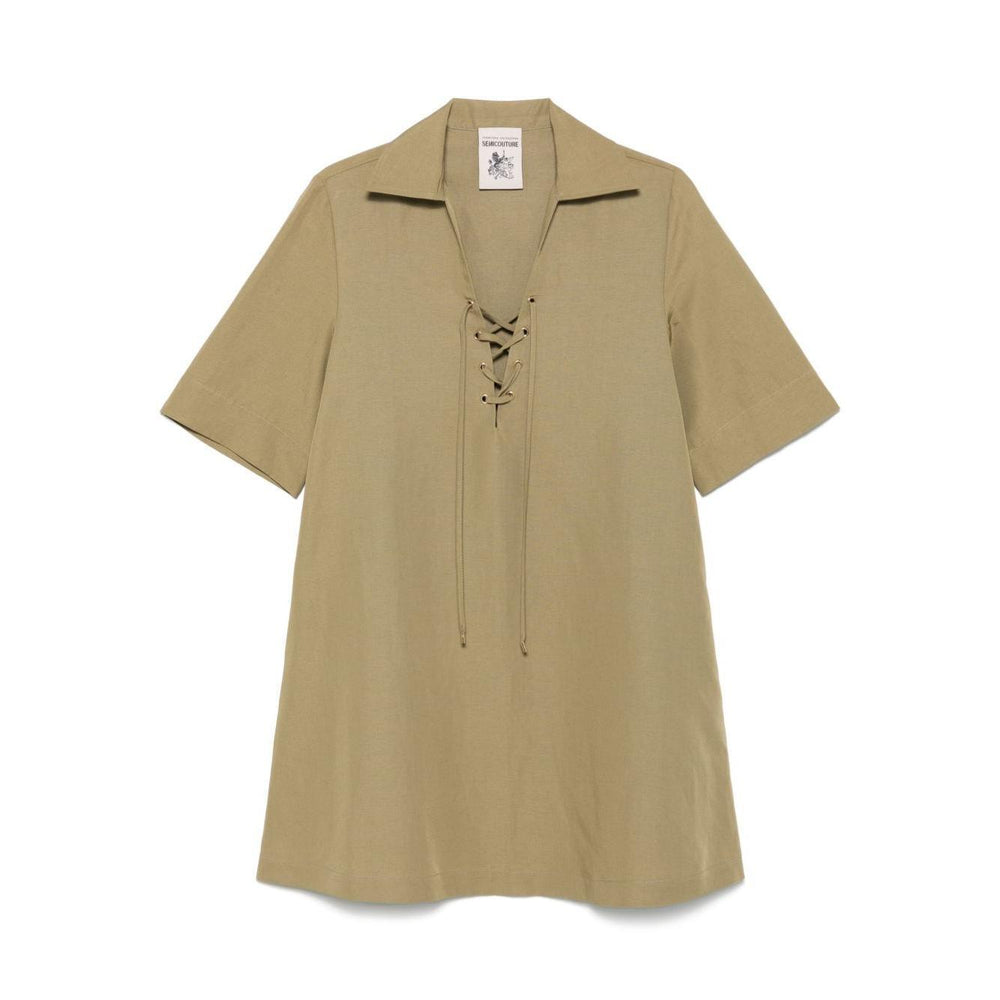 Semicouture Dresses Beige