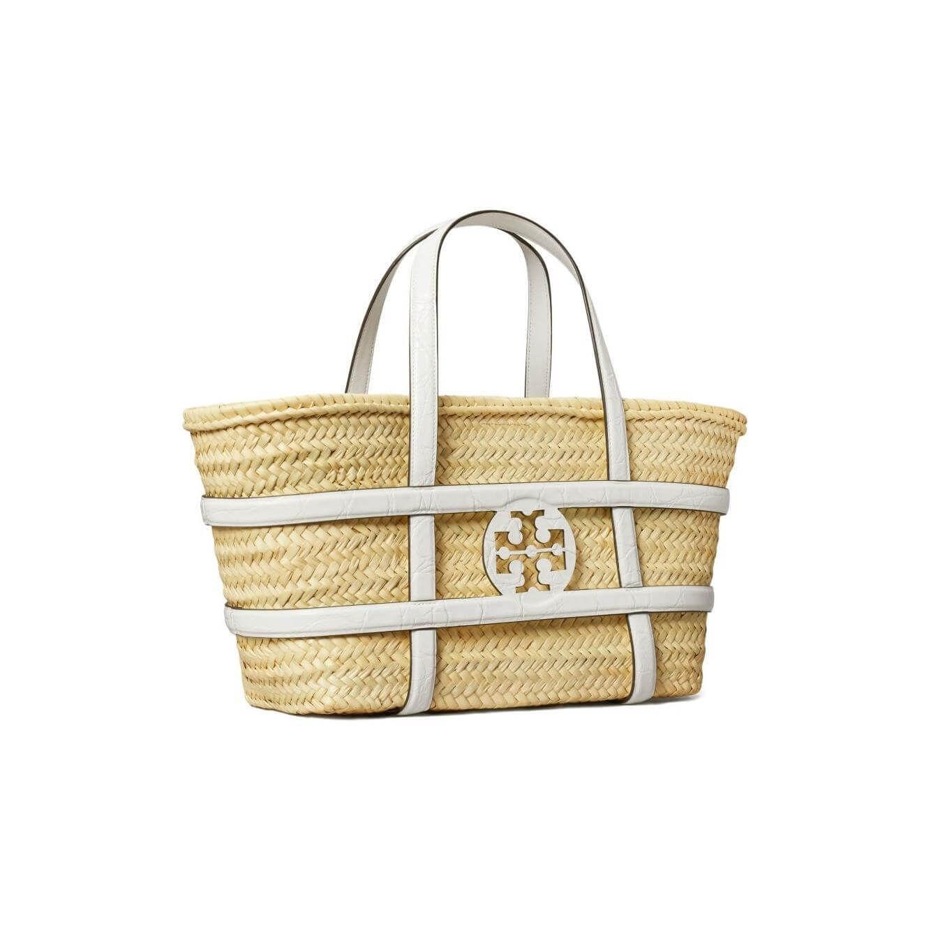 Front view with bag zipped and handles upright.