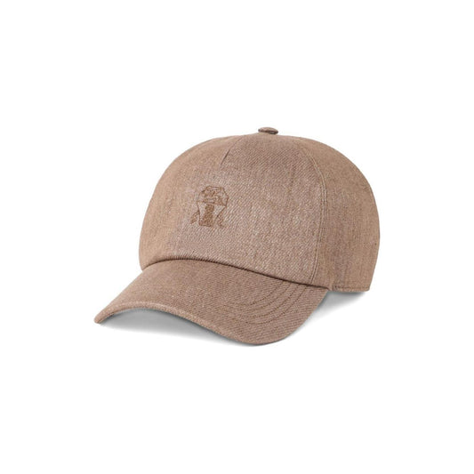 Brunello Cucinelli baseball cap with embroidered logo