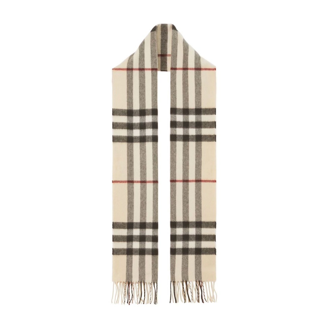 Burberry Check cashmere scarf