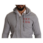 Elegant Hackett Full Zip Hooded Sweater Hackett Dim Gray