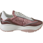 Jimmy Choo Candyfloss Glitter Sneaker Euphoria Jimmy Choo Gray