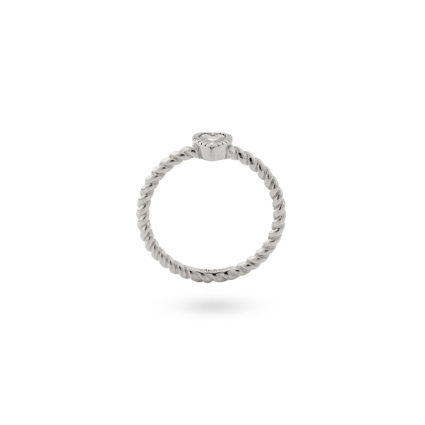 24KAE JEWELS JEWELRY Mod. 12417S/54 - Elegant silver ring with intricate detailing. Perfect for any occasion.