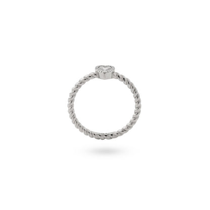 24KAE JEWELS JEWELRY Mod. 12417S/54 - Elegant silver ring with intricate detailing. Perfect for any occasion.