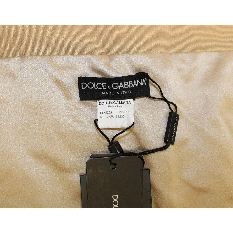 Dolce & Gabbana Beige MINK Fur Scarf Foulard Neck Wrap SDW10140