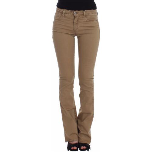 Costume National Beige Straight Leg Denim Pants Stretch Jeans SIG12464- 26