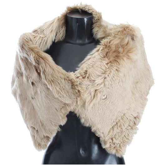 Dolce & Gabbana Beige Alpaca Collar Scarf MS810-1