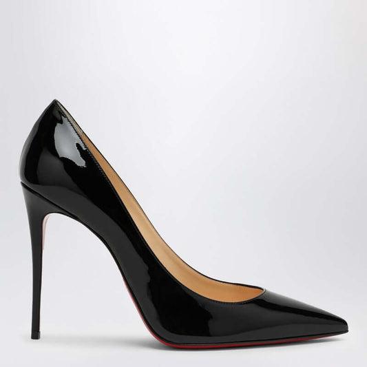 Christian Louboutin Black patent leather decollette