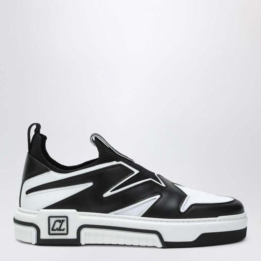 Christian Louboutin Astroflash black leather and textile sneakers 3250056LE/R_LOUBO-BK09_600