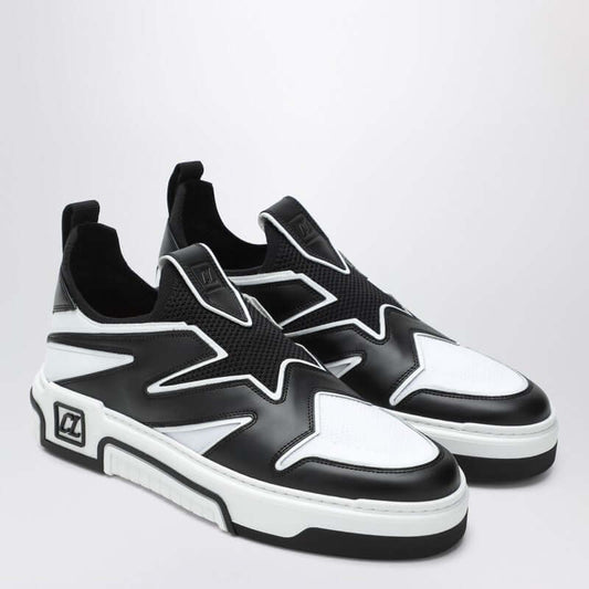 Christian Louboutin Astroflash black leather and textile sneakers 3250056LE/R_LOUBO-BK09_600