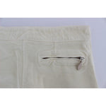 Ermanno Scervino Beige Cotton Capri Cropped Cargo Pants SIG30329-2