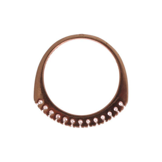 Nialaya Red Gold 925 Silver Ring Ring