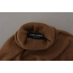 Dolce & Gabbana Beige Cashmere Turtleneck Pullover Sweater TSH7515- 46