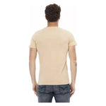 Trussardi Action Beige Cotton Men T-Shirt TR-22896-XL