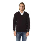 Uominitaliani Brown Merino Wool Men Sweater UO-17055-S