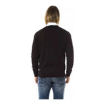 Uominitaliani Brown Merino Wool Men Sweater UO-17055-S