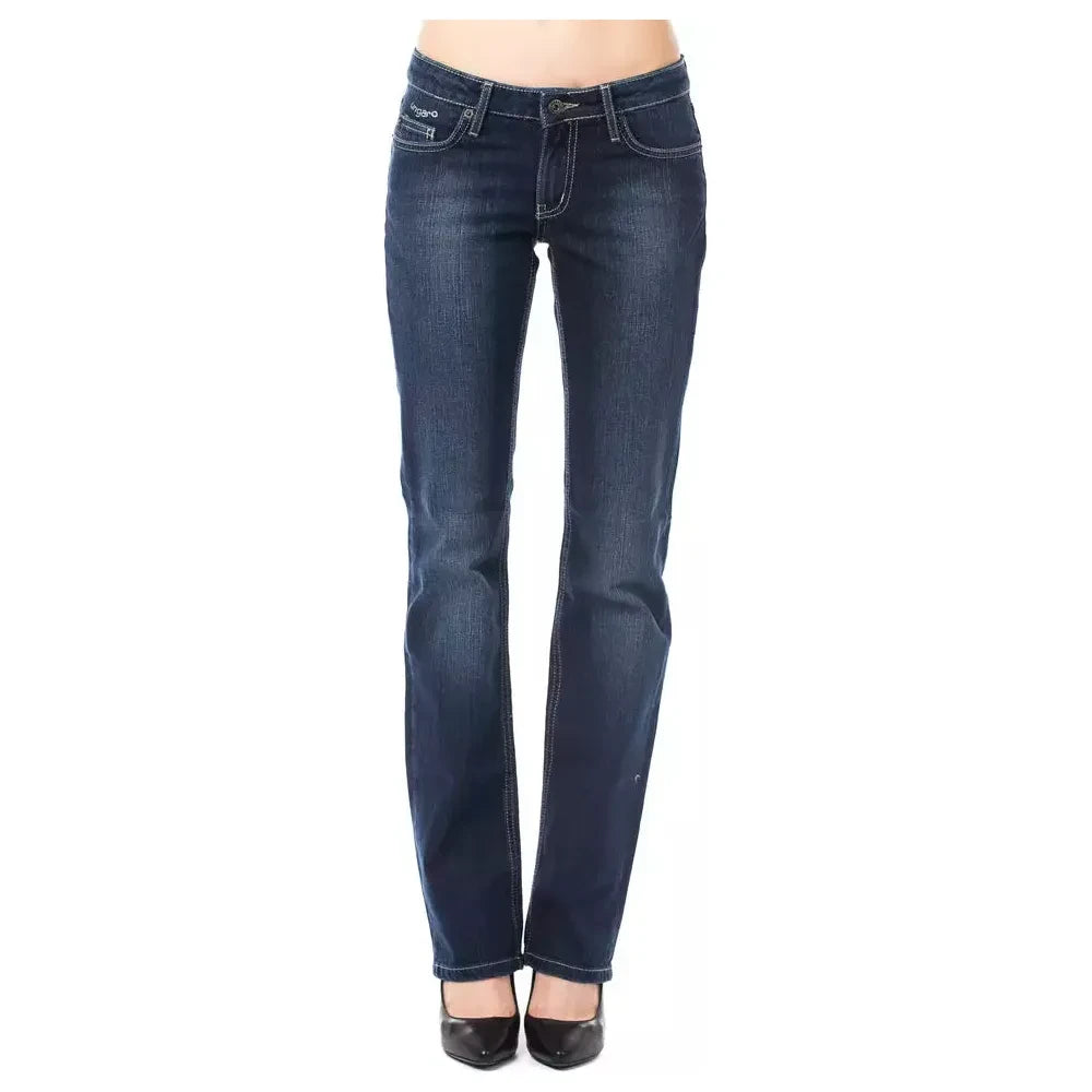 Ungaro Fever Blue Cotton Jeans Denim