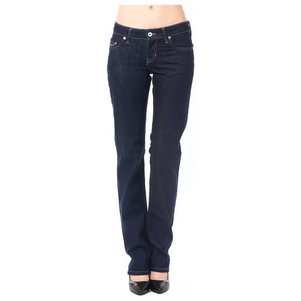 Ungaro Fever Blue Cotton Jeans Denim