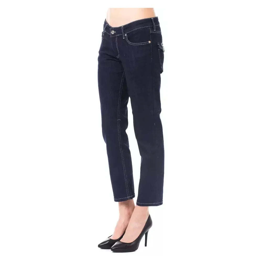 Ungaro Fever Blue Cotton Jeans Denim