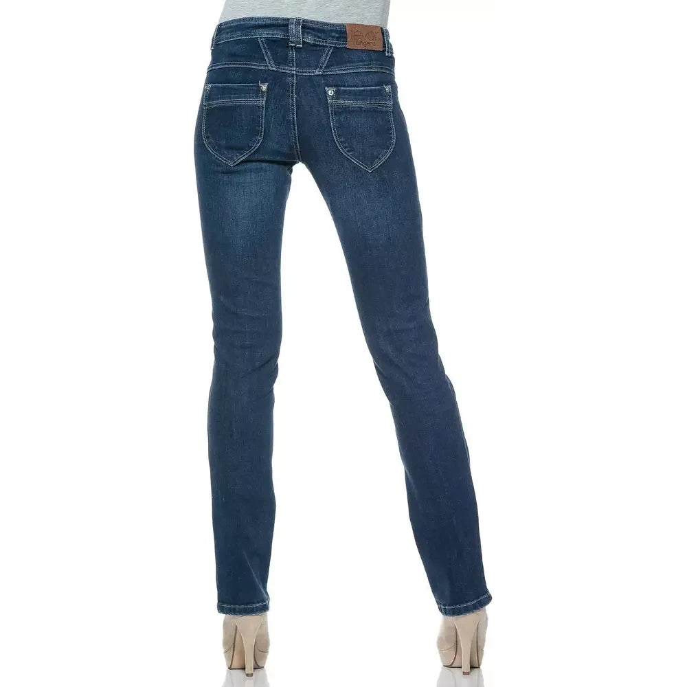 Ungaro Fever Blue Cotton Jeans Denim