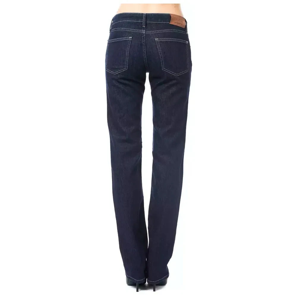 Ungaro Fever Blue Cotton Jeans Denim