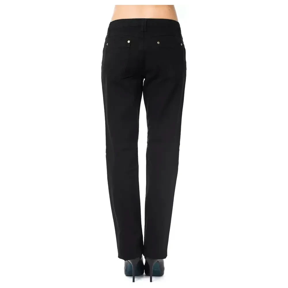 Ungaro Fever Black Cotton Pant