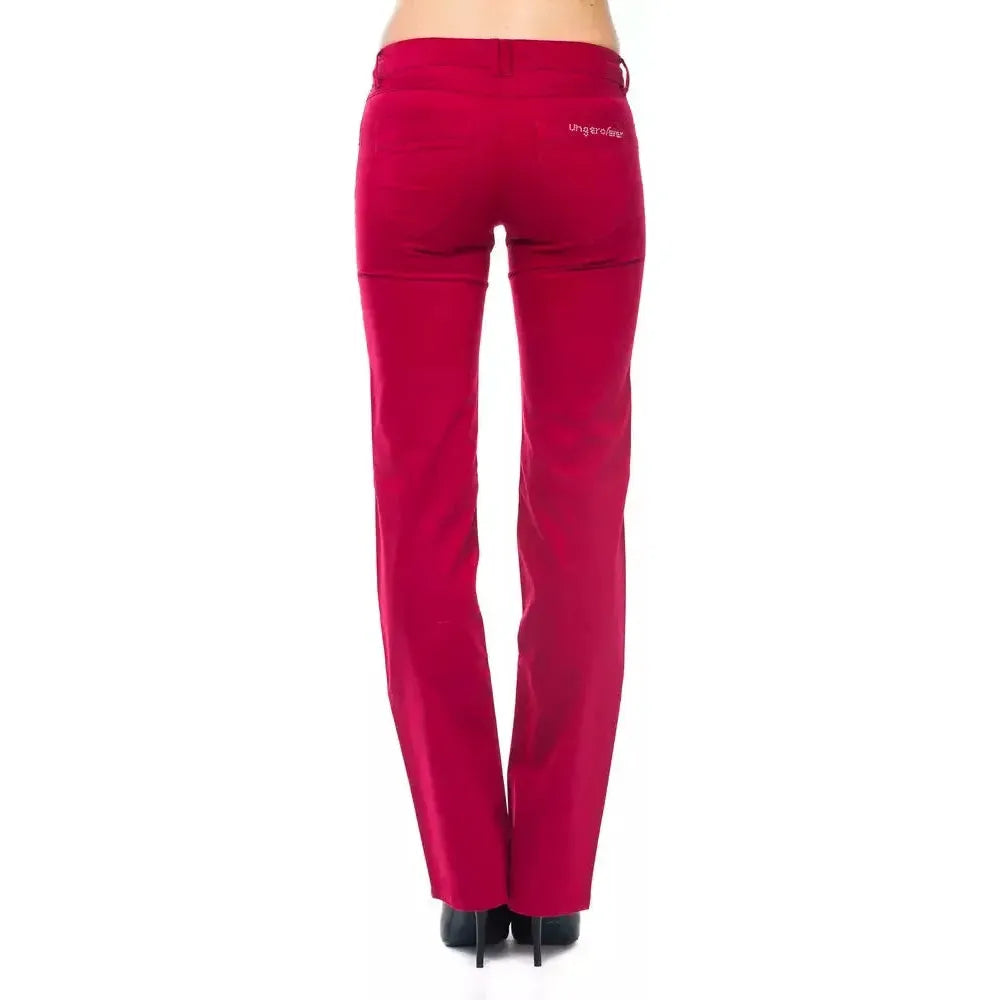 Ungaro Fever Red Cotton Pant