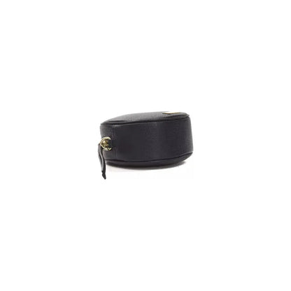 Pompei Donatella Gray Leather Women Crossbody Bag