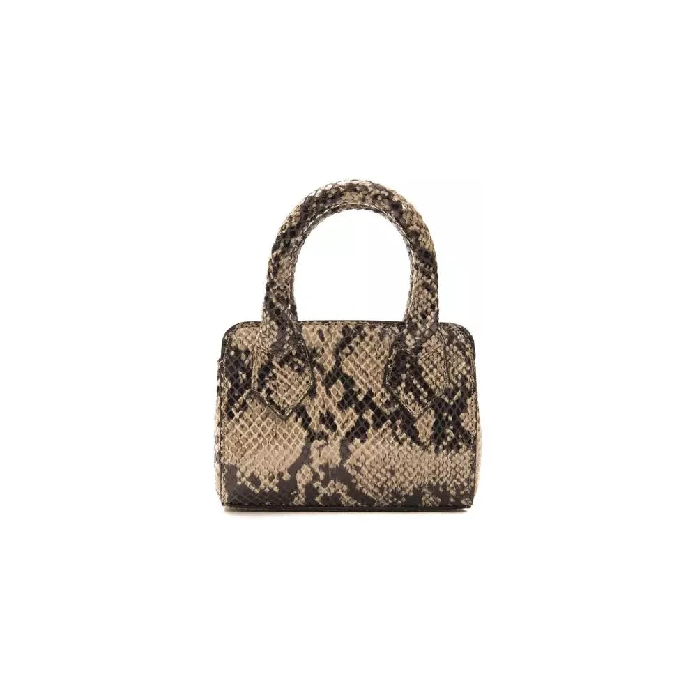 Pompei Donatella Brown Leather Women Shoulder Bag PO-5782