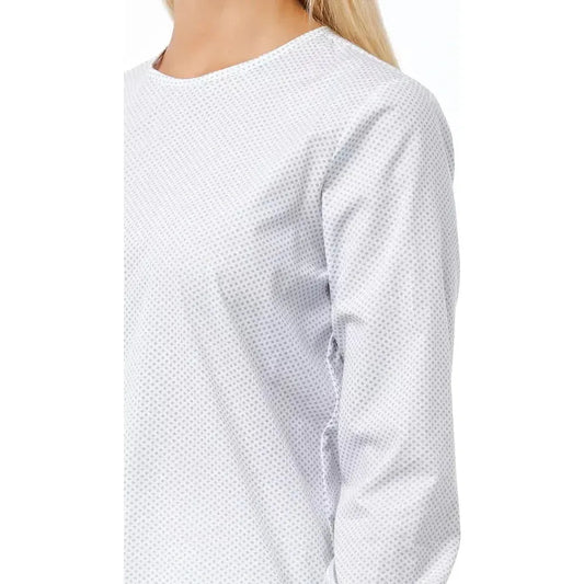 Bagutta White Cotton Women Blouse BA-21023-M