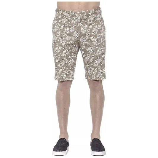 PT Torino Beige Cotton Men Short PT-20811-IT46 | S