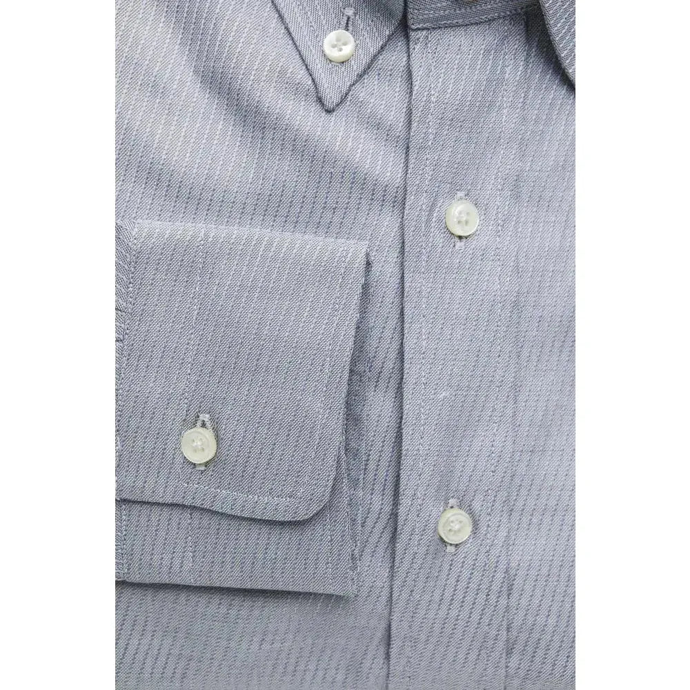 Robert Friedman Beige Cotton Men Shirt RO-20454-M