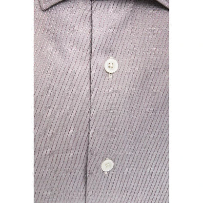 Robert Friedman Beige Cotton Men Shirt