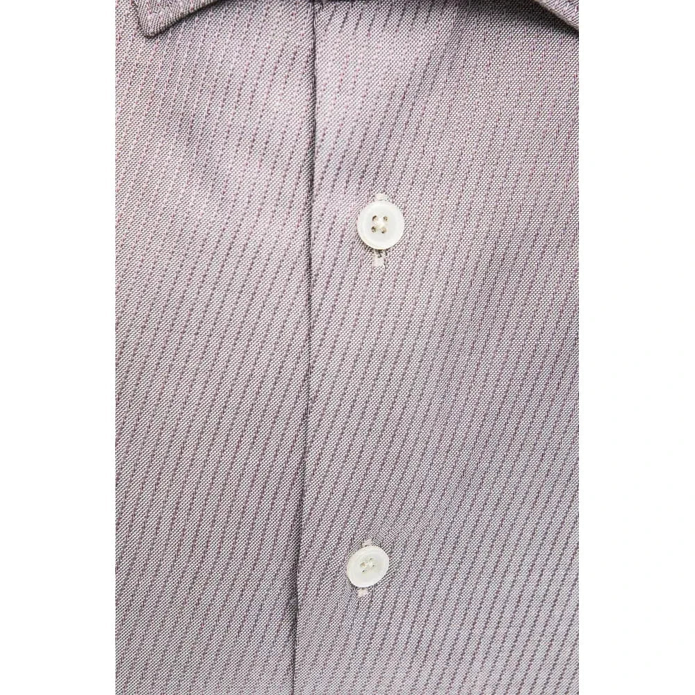 Robert Friedman Beige Cotton Men Shirt RO-20382-M