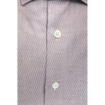 Robert Friedman Beige Cotton Men Shirt RO-20382-M