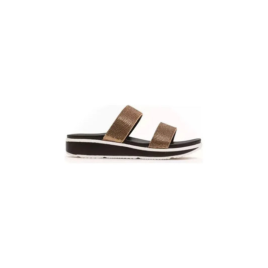 Péché Originel Beige Textile Women Sandal PC-18722-EU36/US6
