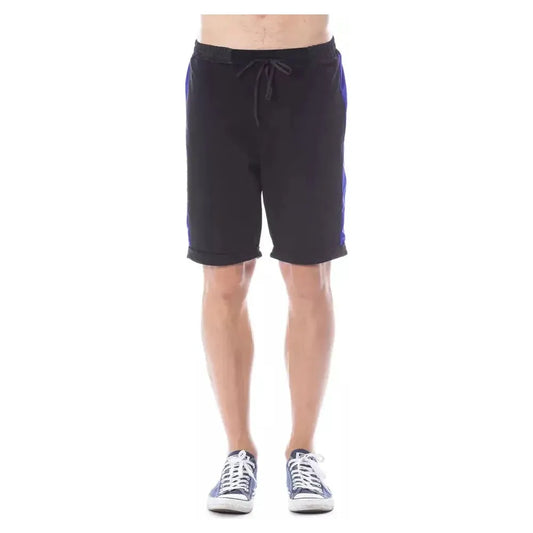 Verri Black Cotton Men's Short