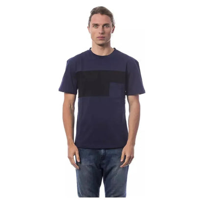 Verri Blue Cotton Men T-Shirt
