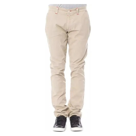 Verri Beige Cotton Men Chino Pant VE-18277-W31
