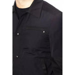 Verri Black Cotton Men's Bomber Jacket Coats & Jackets