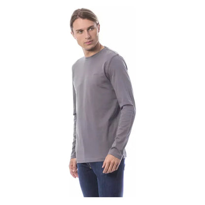 Verri Gray Cotton Men's T-Shirt