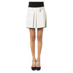 BYBLOS Gray Cotton Women Skirt BY-17676-IT40|S