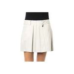 BYBLOS Gray Cotton Women Skirt BY-17676-IT40|S