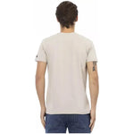 Trussardi Action Beige Cotton Men T-Shirt TR-22845-S