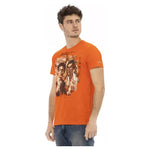 Trussardi Action Orange Cotton Men T-Shirt TR-22813-S